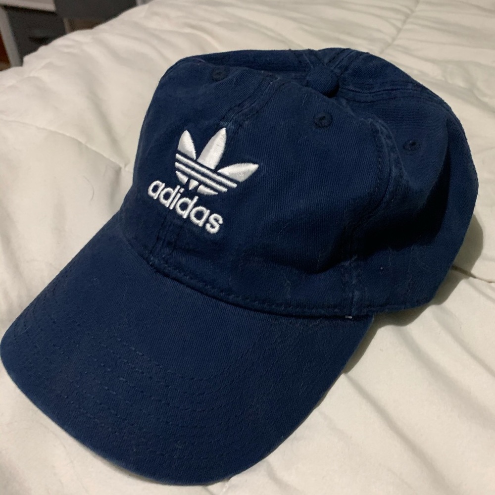 navy blue adidas baseball cap